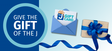 A graphic showing a gift card and a wrapped gift with the words 