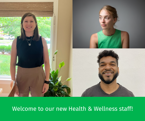 Photos of our new Health & Wellness staff