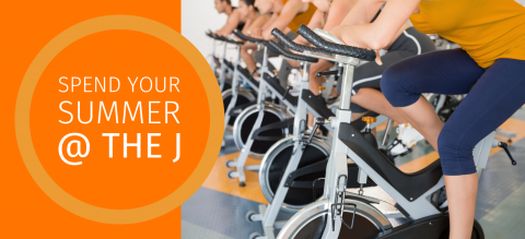 Spend Your Summer at the J - image of a spin class